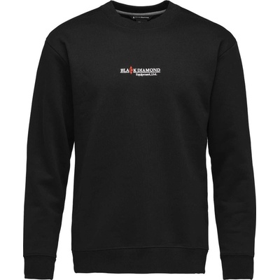 Black Diamond M Heritage Wordmark Crewneck čierna