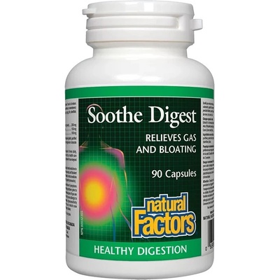 Natural Factors Soothe Digest, 90 капсули, Natural Factors