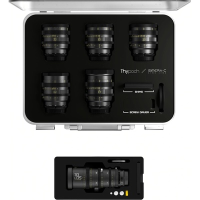 Thypoch Simera-C 21/28/35/50/75mm Catta Zoom 70-135mm (E_Black_Case_6pcs)
