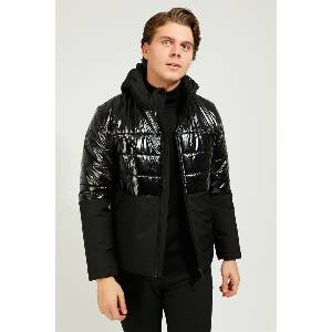 Centone Мъжко капитонирано Slim Fit яке - Черно #363552 (363552_Черно)
