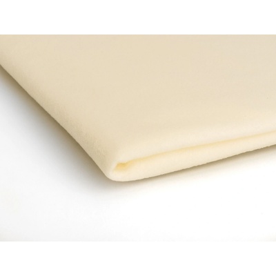 Microfleece farba ecru 02