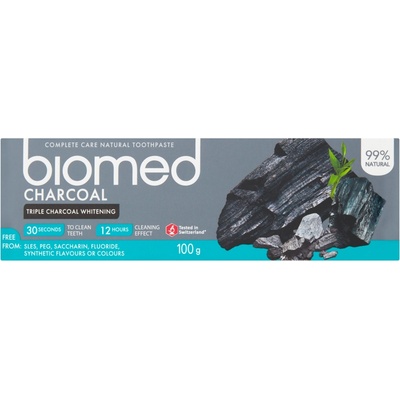 Biomed bělící s aktivním uhlím 100 g