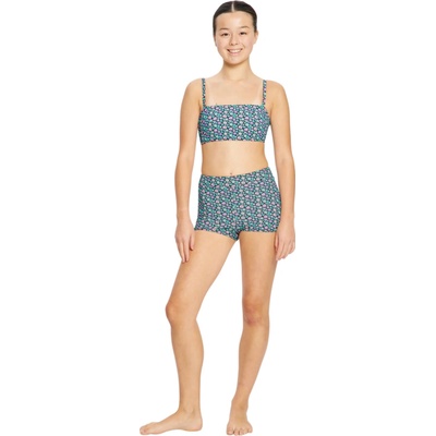 Modibodi Bandeau Strap Crop Top Luna Blossom Black horný diel