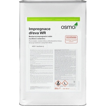 Osmo 4001 Impregnácia dreva WR 25 l Bezfarebný od 566,6 € - Heureka.sk
