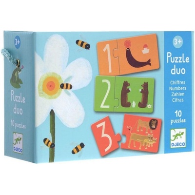 Djeco puzzle duo čísla