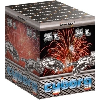 Triplex Ohňostroj CYBORG baterie 25 ran TXB053