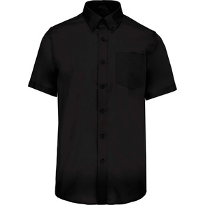 Kariban k539 / Мъжка риза с къс ръкав, която не се глади - черна xxxl (20k53900213)