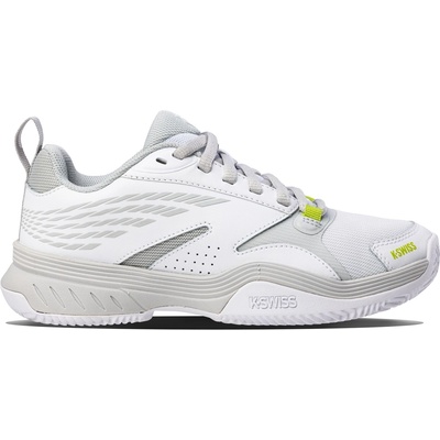 K Swiss Маратонки K-Swiss Women's SpeedEx HB Clay Court Lace Up Tennis Shoes - White/Gray/Grn