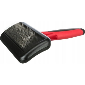 Trixie Jemná kefa tenké drôtené štetiny plastová rukoväť 9 x 16 cm