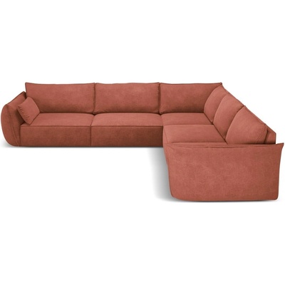 Mazzini Sofas Červená rohová pohovka variabilná Vanda