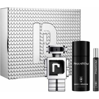 Paco Rabanne Paco Rabanne Phantom Подаръчен комплект за мъже Размер EDT 100 ml + 150 ml дезодорант спрей + EDT 10 ml