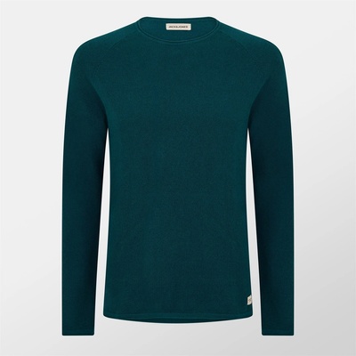 JACK & JONES Мъжка блуза Jack and Jones JJ Melange Sweater Mens - Deep Teal
