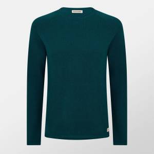 JACK & JONES Мъжка блуза Jack and Jones JJ Melange Sweater Mens - Deep Teal