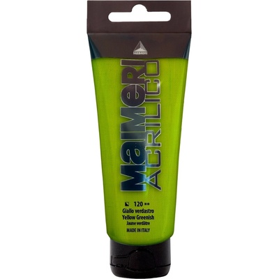 Maimeri Acrilico АКРИЛНА боя Yellow Greenish 120 200 ml 1 бр (M0924120)