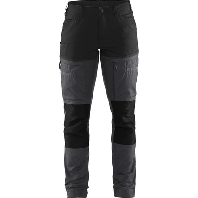 Blåkläder AB 7166 Ladies Service Trousers with Stretch Stredne sivá/cerná