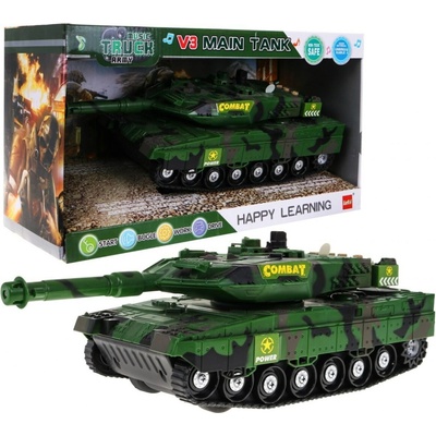 Giga detský tank na diaľkové ovládanie V3 zelený