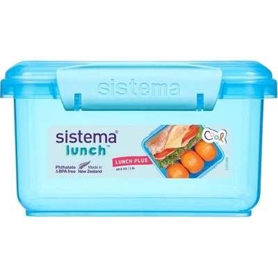 Holmes Products (Europe) Limited Кутия за обяд Sistema Lunch Plus с разделени части 1.2 л, синя