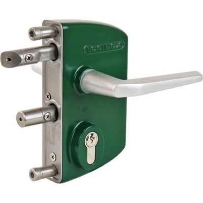 LOCINOX LAKQ 6005 - komplet zámkovej krabice pre profil 30 až 50 mm, pre krídlové bránky, zelený LAKQ3030U2L_6005