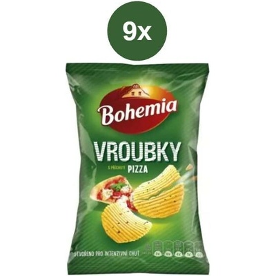 Bohemia vroubkované pizza 9x65g