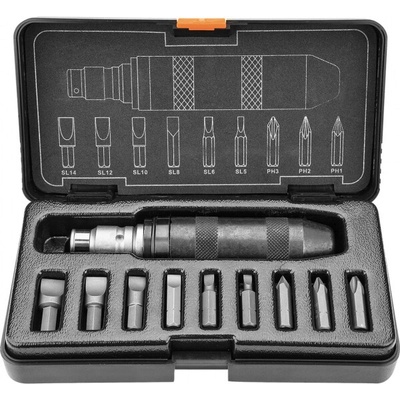 NEO tools 04-250 šroubovák úderový se sadou hrotů
