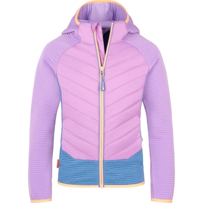 TROLLKIDS Детско поларено яке Trollkids Girl's Sirdal Jacket Fleece jacket - Violet Sorbet / Cornflower - размер 122 (EU) (703-4380-0816)