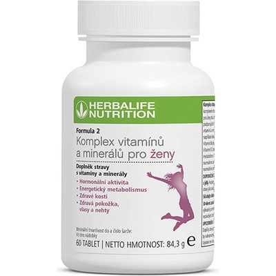 Herbalife Formula 2 Komplex vitamínov a minerálov Pre ženy 60 tabliet