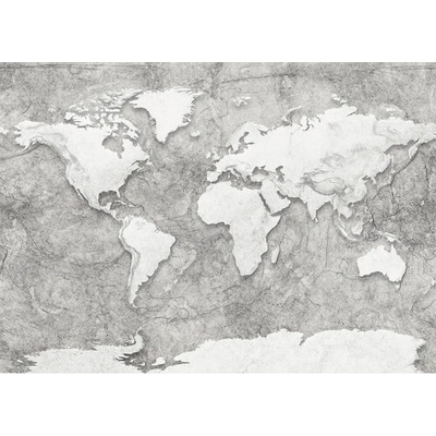 X7-1007 Fototapeta vliesová World Relief rozměry 350x250 cm