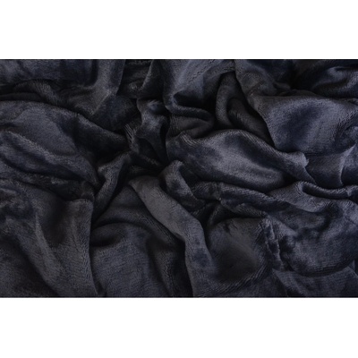 Pragati Fashion prostěradlo mikroflanel černé 90x200