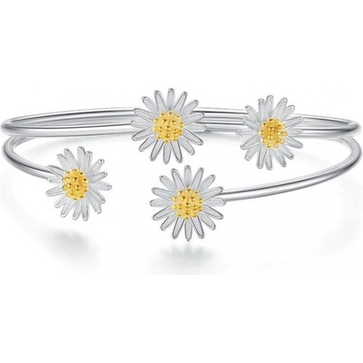 Prošperk stříbrný náramek sedmikrásky S5377