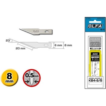 Náhradní čepele do skalpelu Olfa KB4-S/5 (balení 5ks)