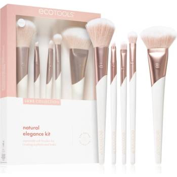 EcoTools Luxe Collection Natural Elegance комплект четки за перфектен външен вид 5 бр