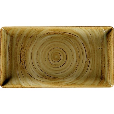 RAK Porcelain Spot talíř obdélný 33,5 cm hnědý granát SGREDRG33-6