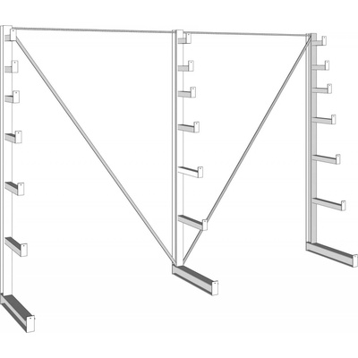 Meta Regál 150 kg 2000 x 2700 x 590 mm