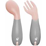 BabyJem Извити прибори за хранене BabyJem - Rose (703) - ozone