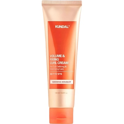 KUNDAL Volume & Fixing Curl Dream Wedding Bouquet stylingový krém pro definici vln s vůní 130 ml