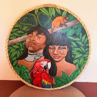 Ručně malovaný obraz Povo da Floresta