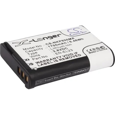 Cameron sino Батерия за апарат NIKON EN-E23 Coolpix P600; P900 LiIon 3, 8V 1700mAh Cameron Sino (CS-NKP600MX)