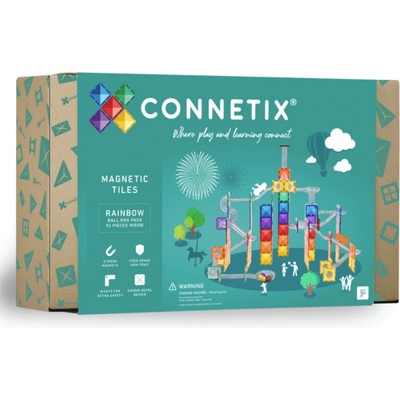 Connetix Rainbow Ball Run Pack 92 ks – Zboží Živě