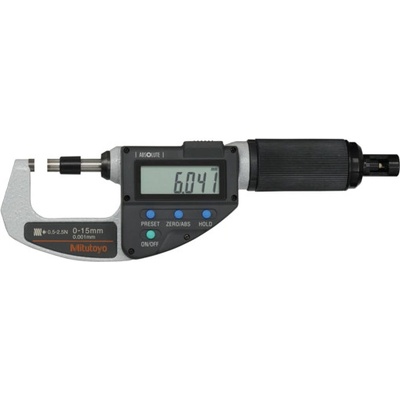 Mitutoyo Digimatic Třmenový mikrometr QuickMike 0-15 mm 227-201-20