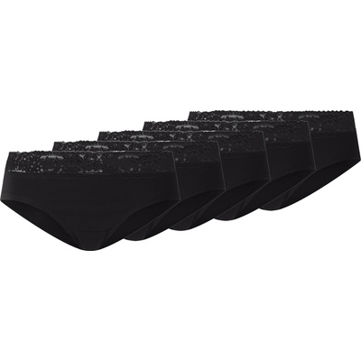 esmara Dámské kalhotky s krajkou Hipster 5 kusů černá – Hledejceny.cz