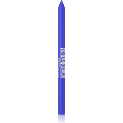 Maybelline Tattoo Liner Gel Pencil dlouhotrvající a voděodolná gelová ceruzka na oči 819 Galactic Cobalt 1,3 g