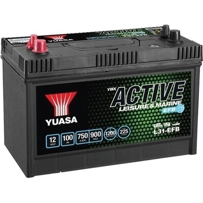 YUASA 100Ah 750A left+ L31-EFB