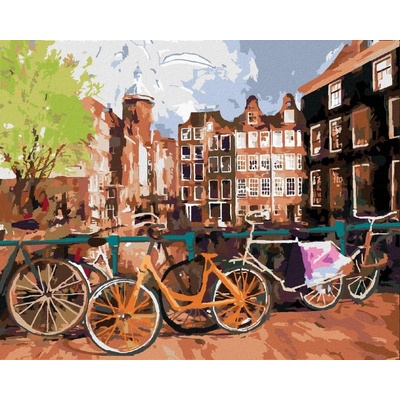Malování podle čísel Kola v Amsterdamu
