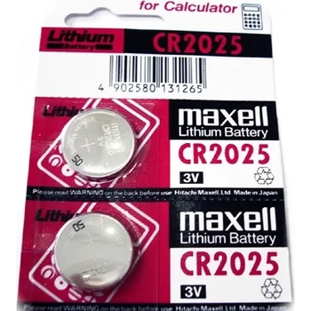 Image 1 of Maxell Батерия литиева Maxell For Calculate CR2025, 3V, 1 бр. , в опаковка (CR2025)