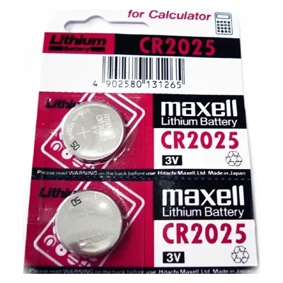 Maxell Батерия литиева Maxell For Calculate CR2025, 3V, 1 бр. , в опаковка (CR2025)