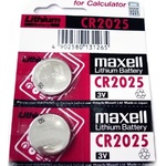 Maxell Батерия литиева Maxell For Calculate CR2025, 3V, 1 бр. , в опаковка (CR2025)