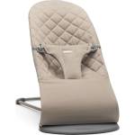 BabyBjörn Бебешки шезлонг BabyBjorn - Bliss, Woven Classic Quilt, Sand Grey (1814-006217) - baby