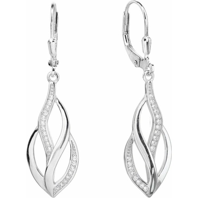 Jan Kos jewellery Stříbrné náušnice MHT-3398/SW00 (Ag 925/1000, 3 g)
