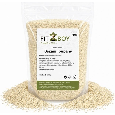 FITBOY Sezam loupaný 5000 g