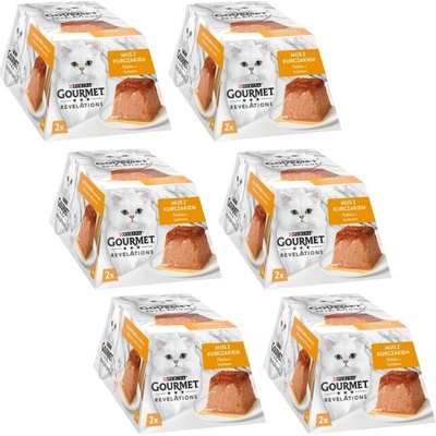 Gourmat Revelations jemná paštéta s kuraťom a omáčkou 12 x 57 g